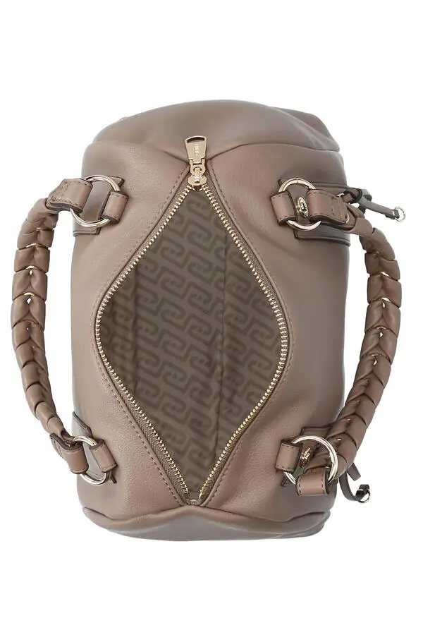 Tote Bag with Braided Top Handle and Detachable Strap 2 Image