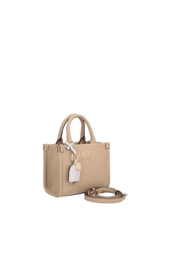 Leather Mini Handbag with Adjustable Crossbody Strap 1 Image