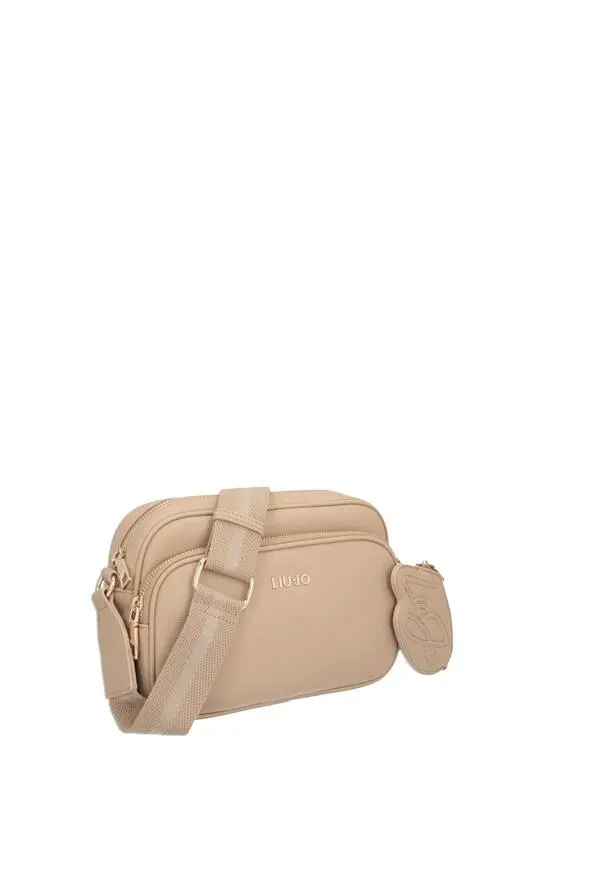 Crossbody Bag with Jacquard Logo Strap and Butterfly Charm 1 Image