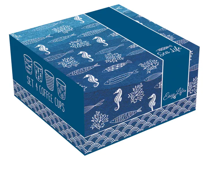 Set of 4 - Porcelain Coffee Cups 100 ml 1 Image