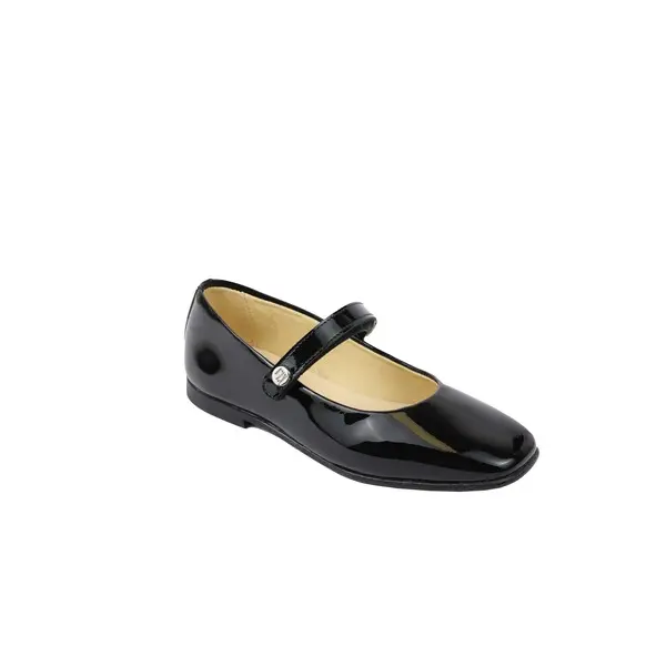 Patent Leather Square-Toe Ballerinas 1 Image