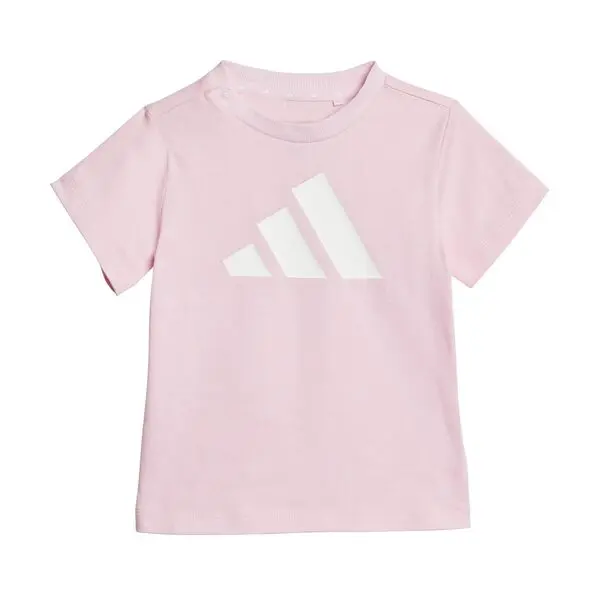 Essential T-shirt & Short Set - Pink 1 Image