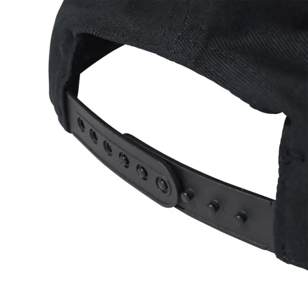 Black Cotton Cap 2 Image