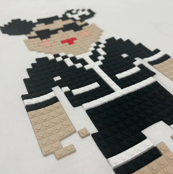 Double C Bear Short Sleeve Cotton T-shirt 3 Image