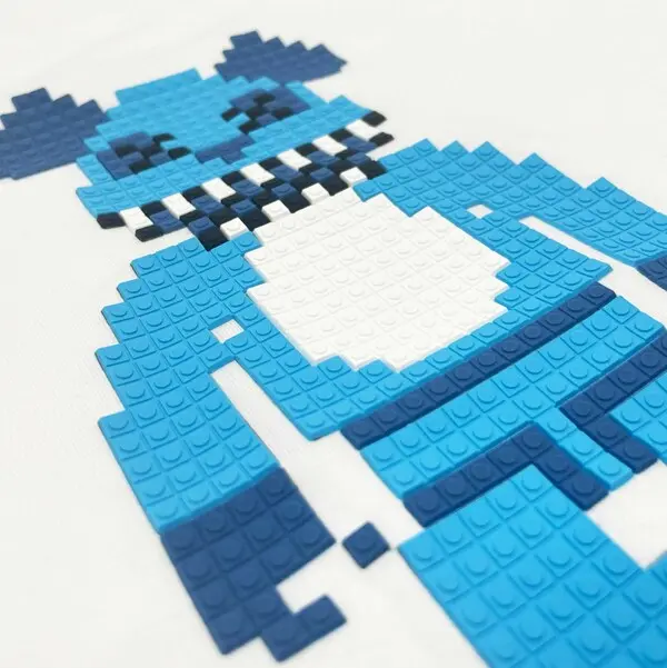 Blue Bear Short Sleeve T-shirt 2 Image