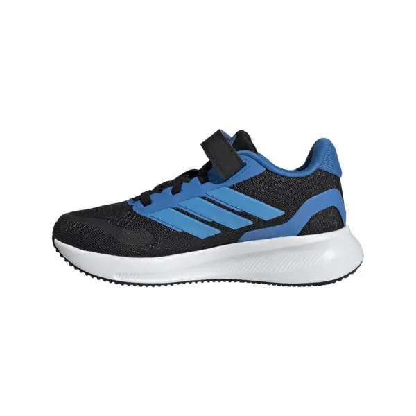 Black & Blue Runfalcon 5 Runner Sneakers - Kids 1 Image