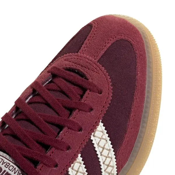 White & Bordeaux Handball Spezial Sneakers 3 Image