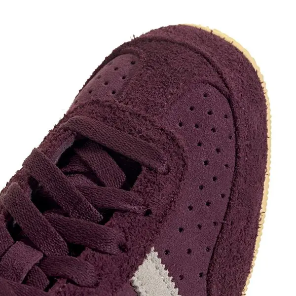 Kids Girls Burgundy & White Japan Sneakers 3 Image