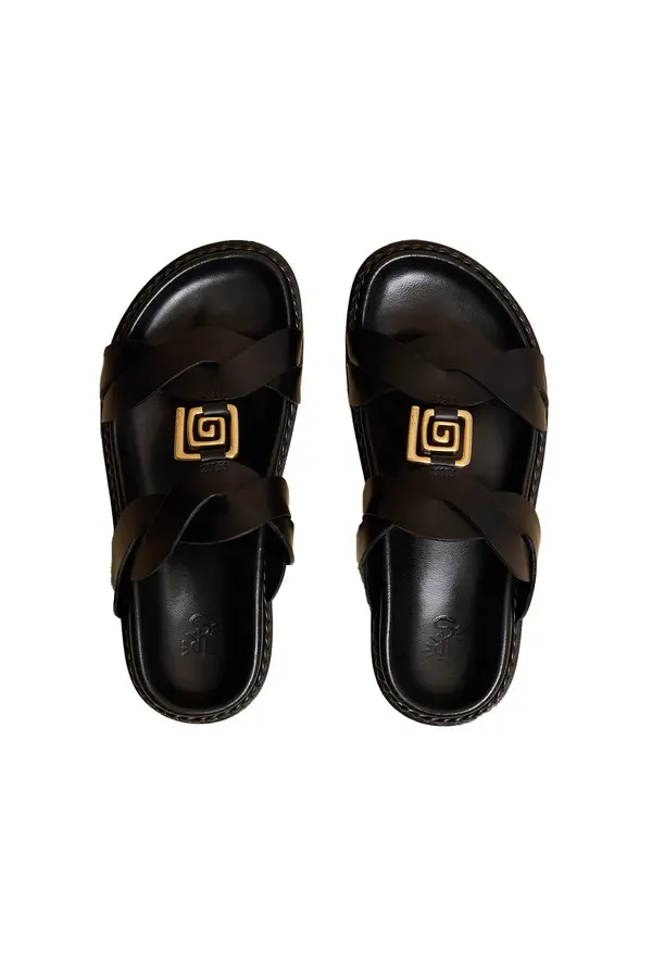 Gold Spiral Jeweled Sliders 2 Image