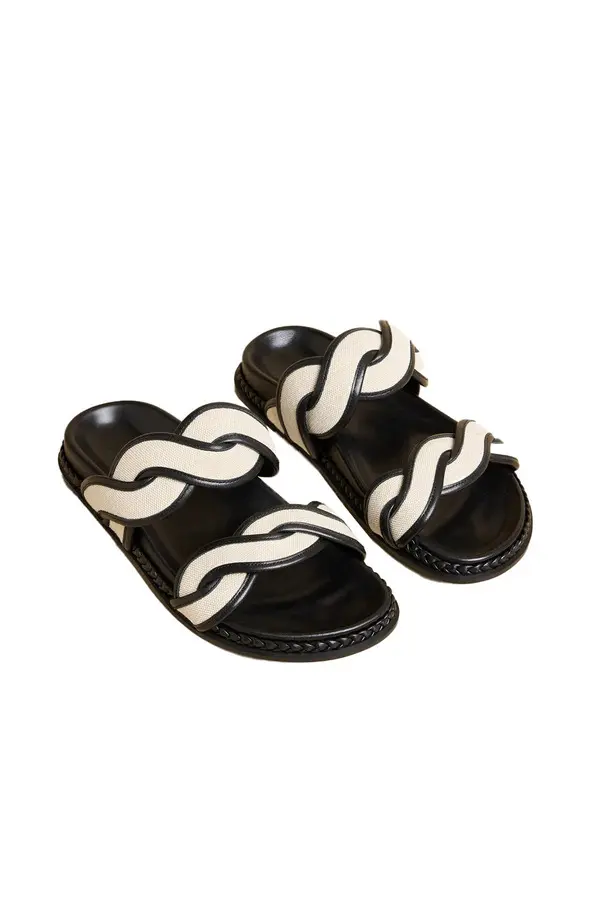 Double Braided Strap Slides  1 Image