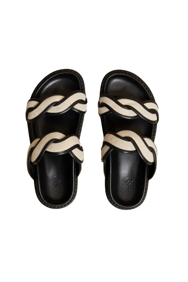 Double Braided Strap Slides  2 Image