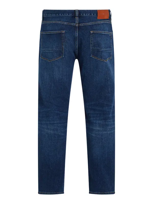 Straight Cut Denton Jeans 1 Image