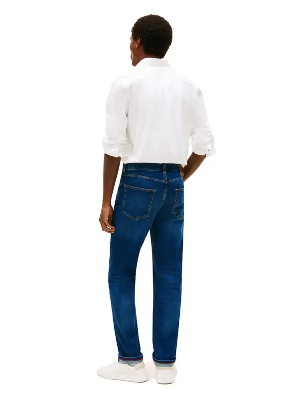 Straight Cut Denton Jeans 4 Image