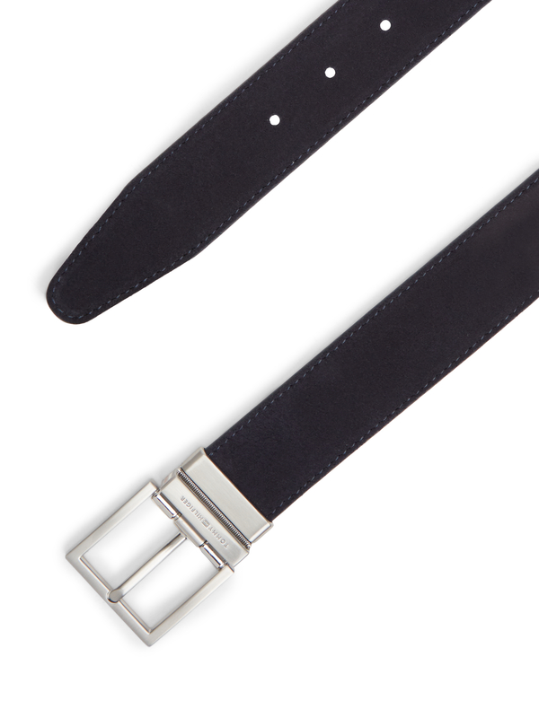 Reversible Square Buckle Leather Belt 2 Image