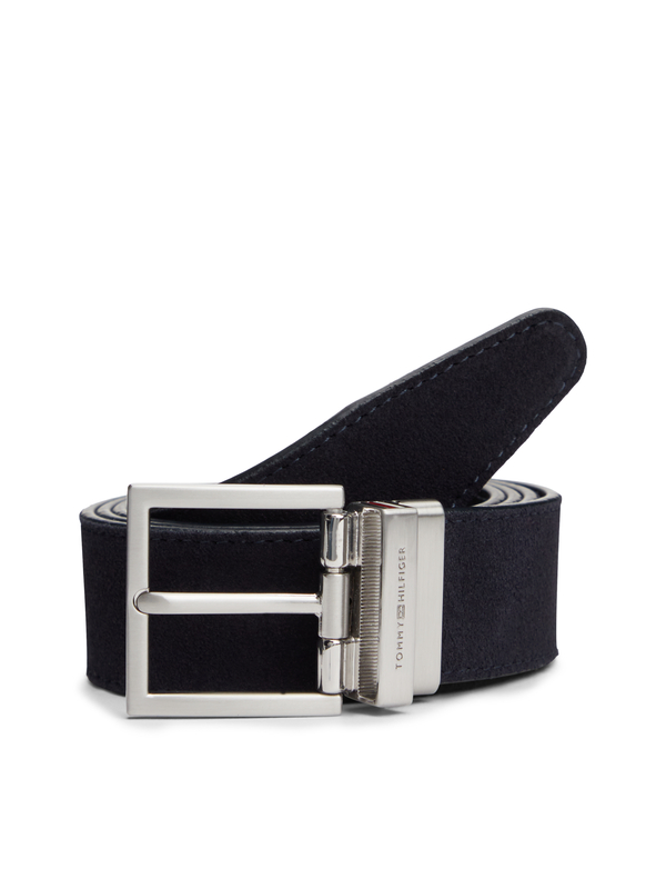 Reversible Square Buckle Leather Belt 4 Image