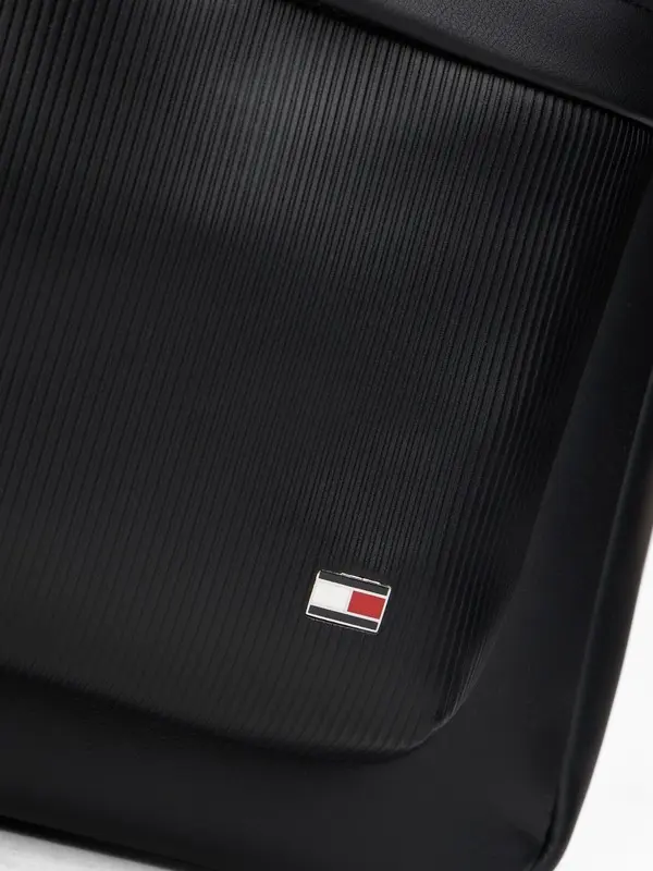 Hilfiger Flag Ribbed Pocket Dome Leather Backpack 4 Image