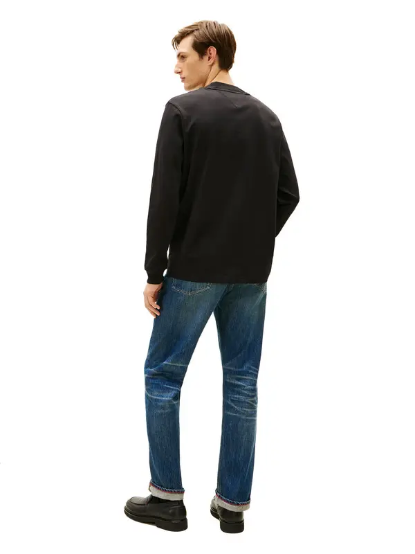 Graphic Jersey Long Sleeve T-Shirt 3 Image