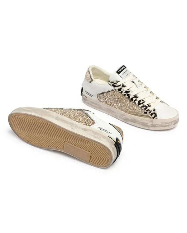 Distressed Glitter Sneakers 2 Image