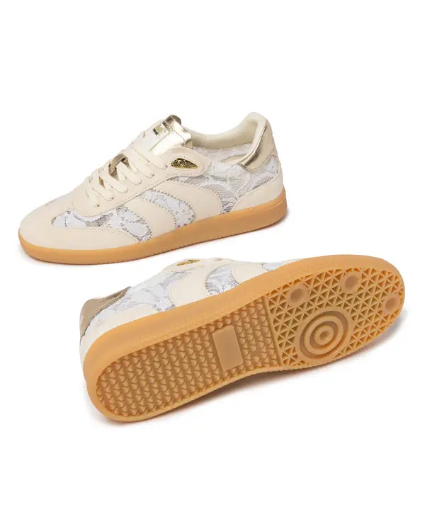 Wembley White Lace Sneakers 2 Image