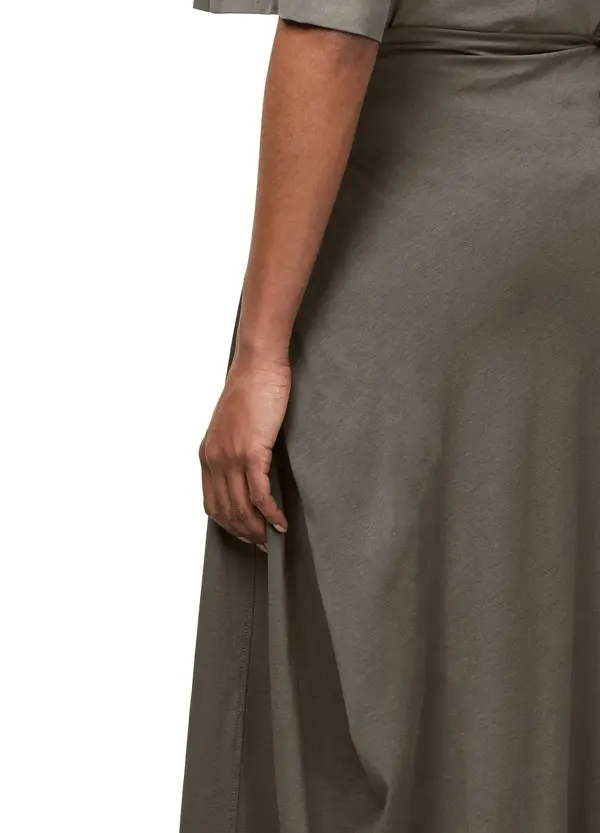 Knotted Drape Maxi Skirt 2 Image