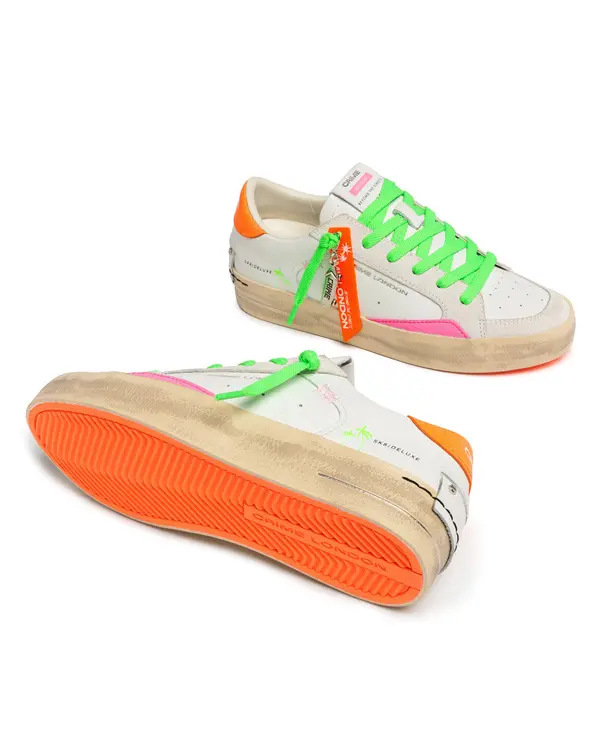 SK8 Deluxe Mango Tango Leather Sneakers 2 Image