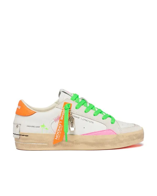 SK8 Deluxe Mango Tango Leather Sneakers 4 Image