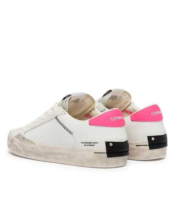 Distressed Electric Flamingo Sneakers 1 Image