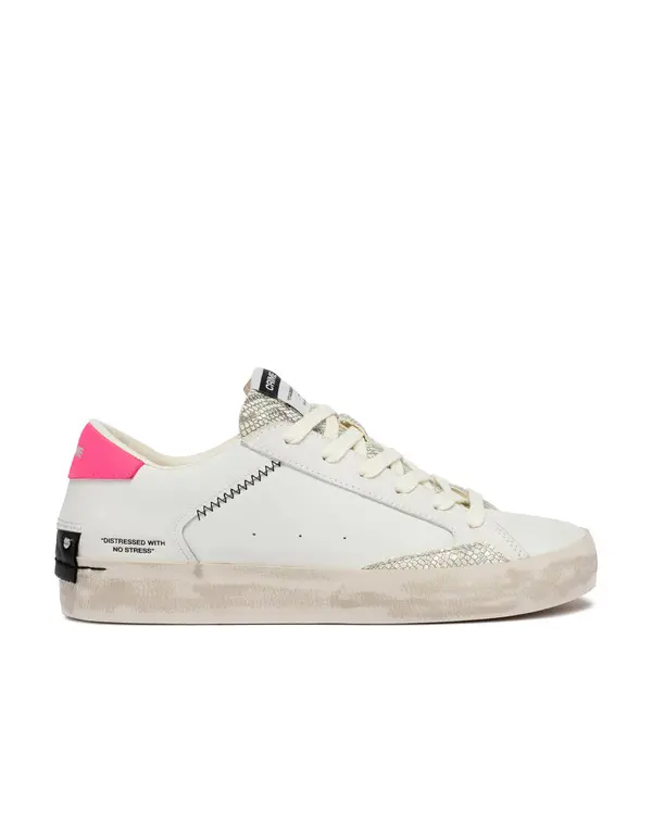 Distressed Electric Flamingo Sneakers 4 Image