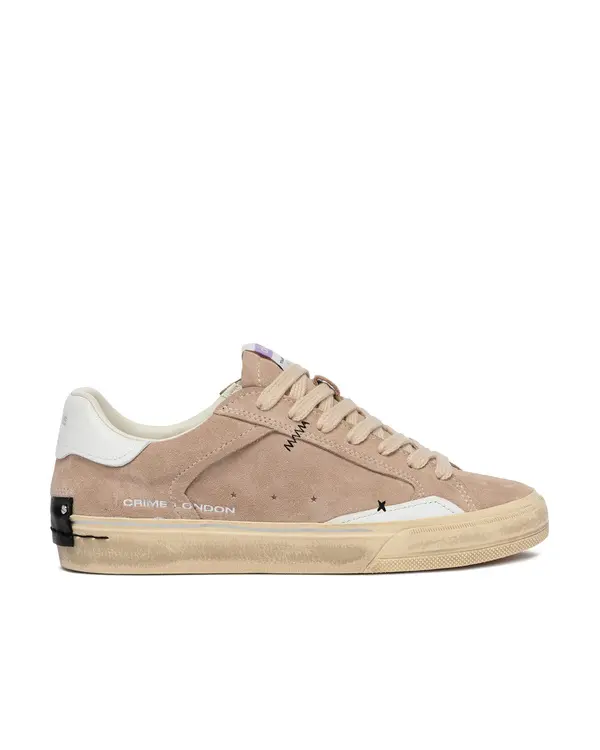 Deconstructed Nude Sunglow Suede Sneakers 1 Image