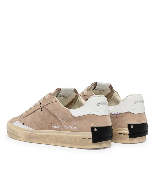 Deconstructed Nude Sunglow Suede Sneakers 2 Image