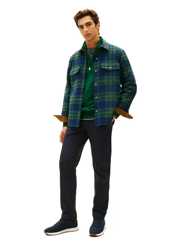 Suede Contrast Heel Trainers 2 Image