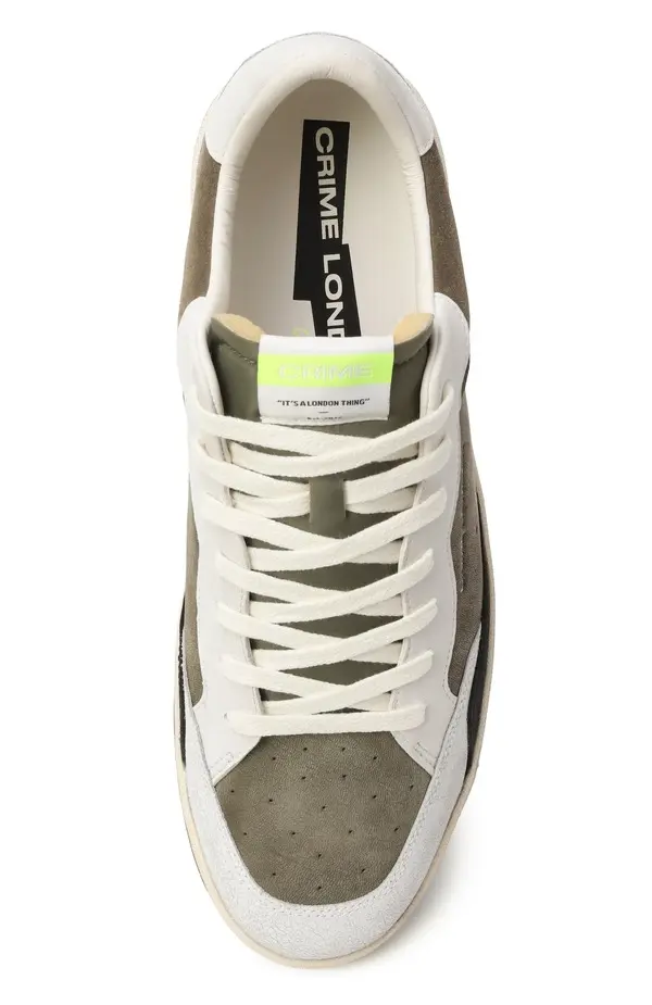 Chelsea Neon Dust Suede Sneakers 2 Image