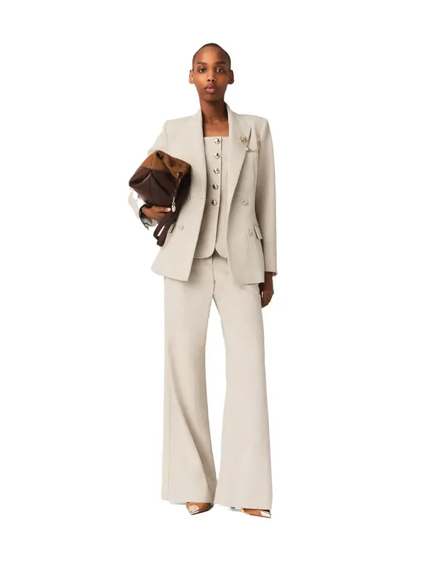 Suit Jacket With Brooch 4 Image