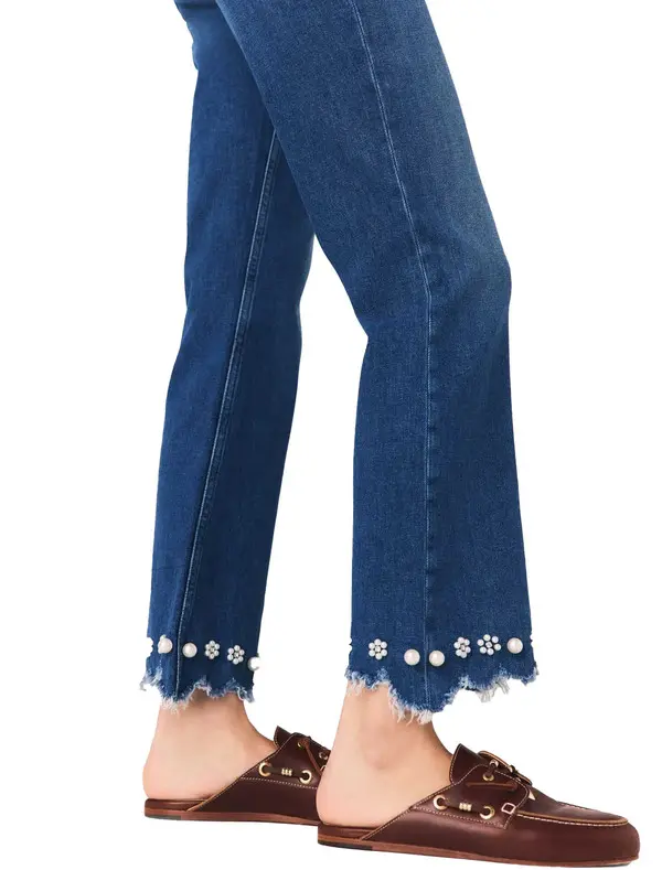 Beaded Bootcut Jeans 3 Image