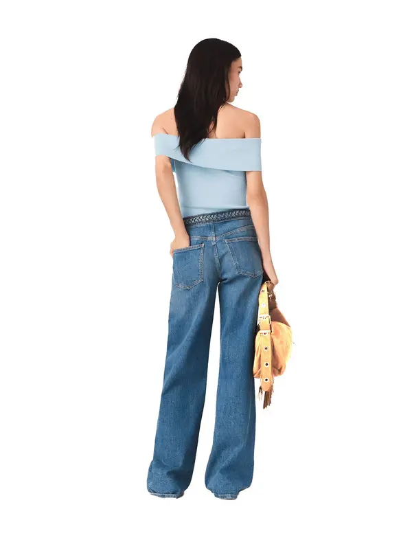 Braided Flared Jeans 4 Image
