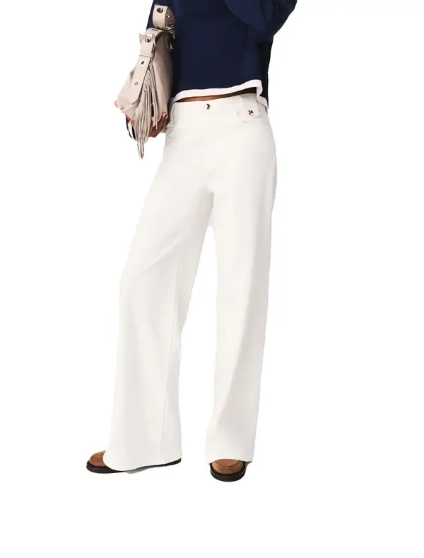 High Waisted Flared Jeans 2 Image