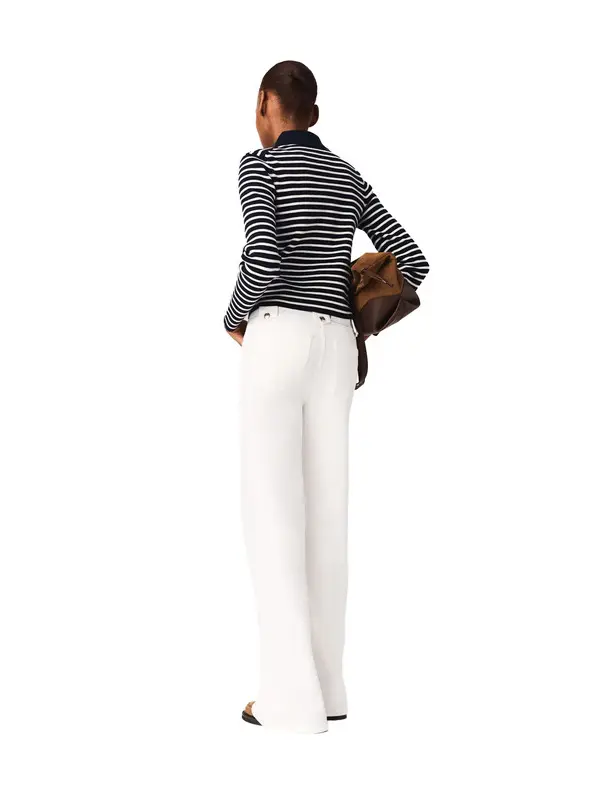 Striped Polo Cardigan 3 Image