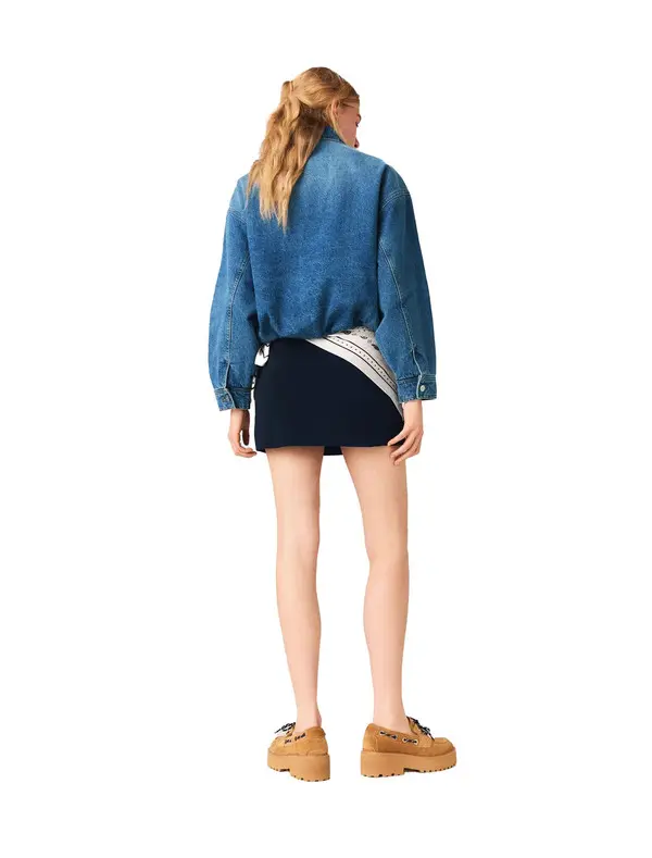 Denim Bomber Jacket 2 Image