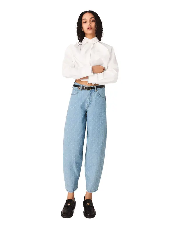 Denim Bomber Jacket 1 Image