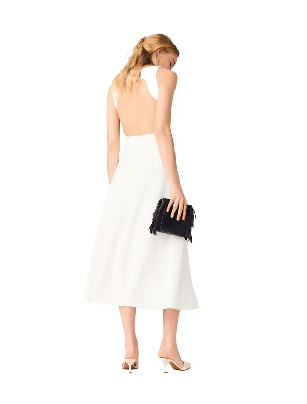 Backless Midi Dress 1 Image