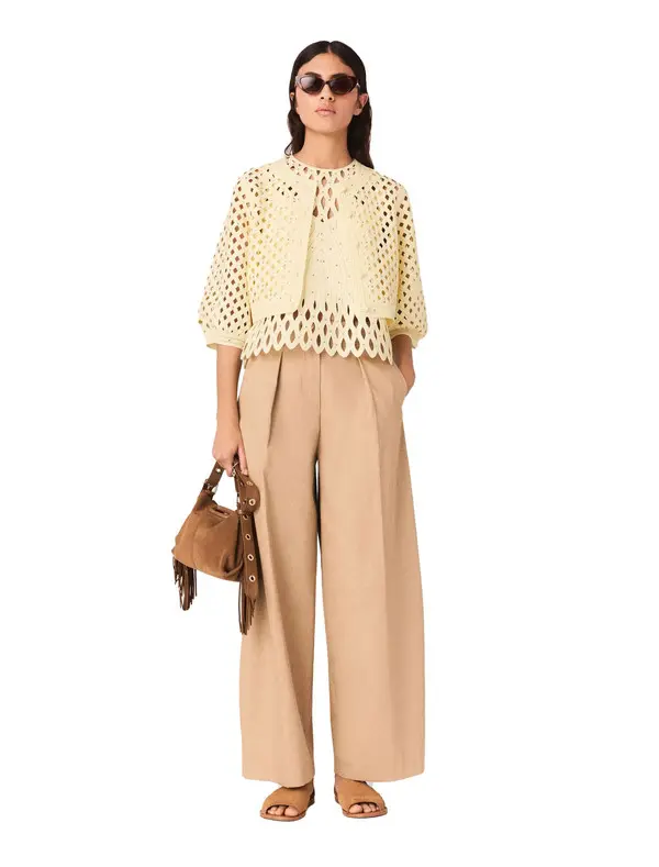 Rhinestone Crochet Cardigan 2 Image