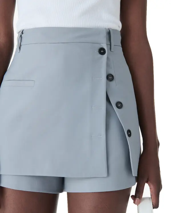 Buttoned Tailored Skorts 4 Image