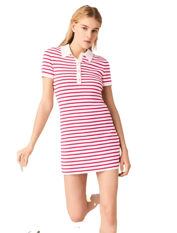 Striped Polo Dress 2 Image