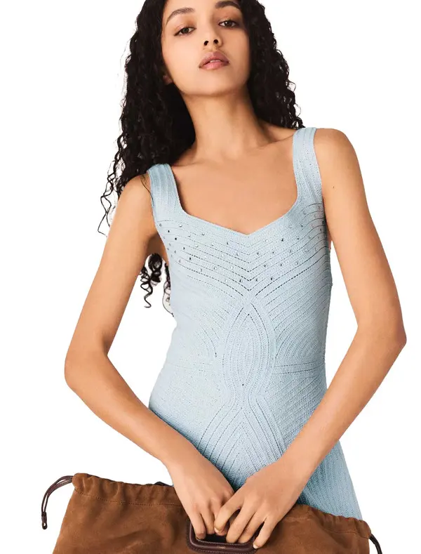 Crochet Dress With Removable Lining 3 Image