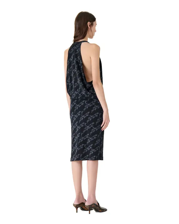Asymetrical Neckline Dress 3 Image