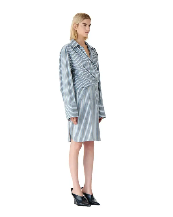 Striped Shirt Dress 1 Image