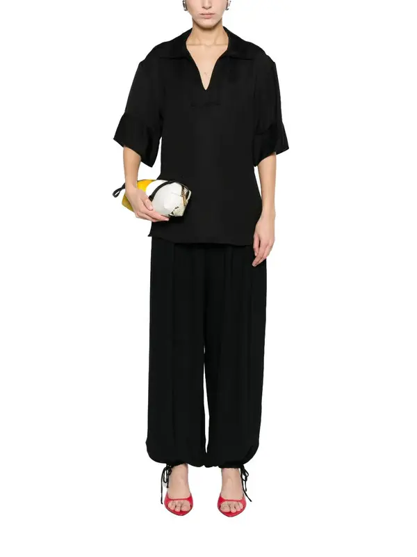 V-Neck Short-Sleeve Top 2 Image