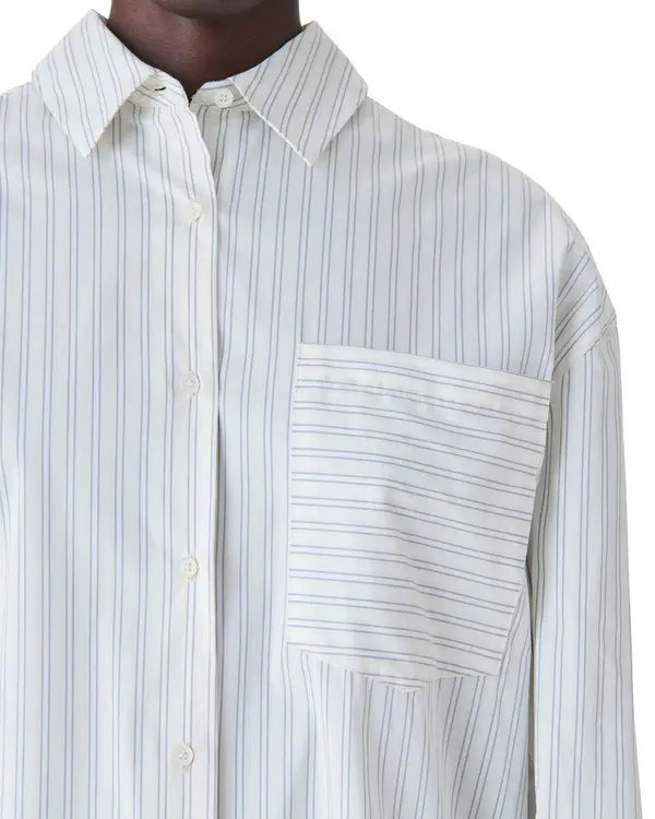 Oversized Striped Shirt 1 Image