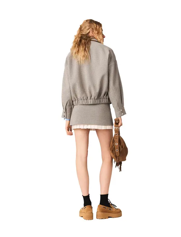 Checked Bomber Jacket 2 Image