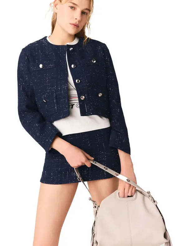 Short Jacket With Patch Pockets 2 Image